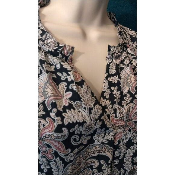 NWT Ann Taylor LOFT Paisley Dress XS Petite - Picture 2 of 12